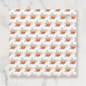 Étiquettes Cadeau Boho Terracotta Pampas Grass Birthday (Dos)