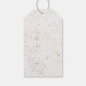 Étiquettes-cadeau Boho Tropical Beach Floral Mariage Merci (Dos)