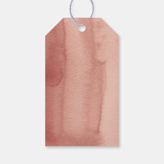 Étiquettes-cadeau Boho Tropical Floral | MARIAGE (Dos)