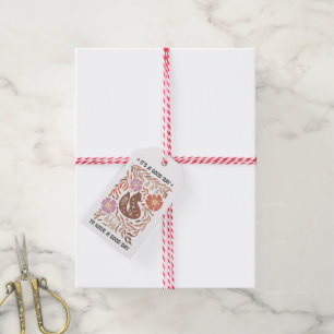 Étiquettes-cadeau Boho Wildflower C'est une bonne journée pour passe