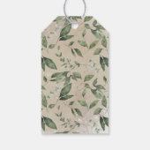 Étiquettes-cadeau Bois animaux forêt verdure douche Elle pops (Dos)