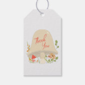 Étiquettes-cadeau Bois Baby shower champignon (Devant)