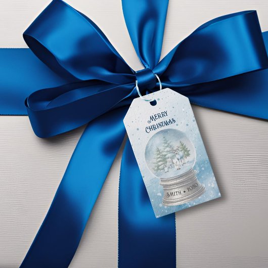 Étiquettes-cadeau Bois Bébé Animaux Noël