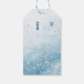 Étiquettes-cadeau Bois Bébé Animaux Noël (Dos)