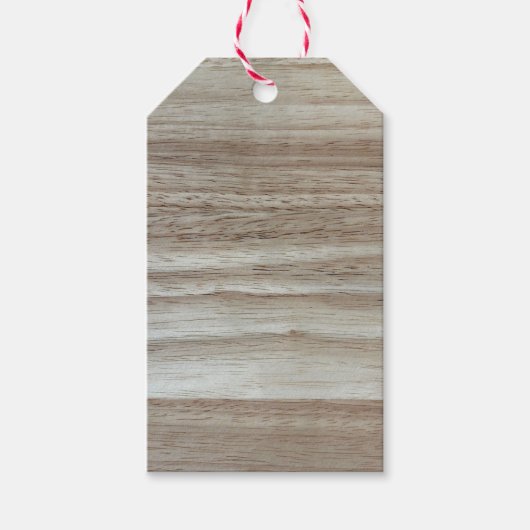 Étiquettes-cadeau Bois de caoutchouc (Devant)