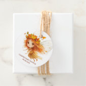 Étiquettes Cadeau Bois de fées d'automne (En situation)