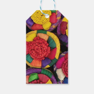 Étiquettes-cadeau Boîtes en osier mexicaines