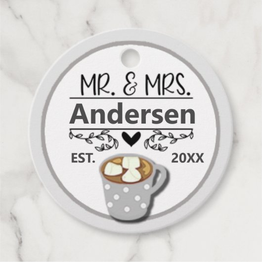 Étiquettes Cadeau Bombes de cacao chaudes | DO-IT-YOURSELF MARIAGE (Devant)