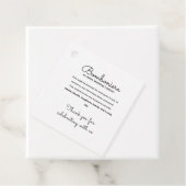 Étiquettes Cadeau Bomboniera Italien Mariage Tradition Balise (En situation)