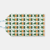 Étiquettes-cadeau Bon Jour de la Saint Patrick vert Gnomes (Dos Horizontal)