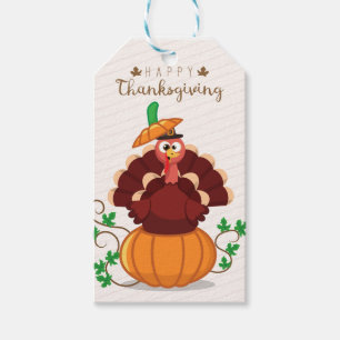 Étiquettes-cadeau bon thanksgiving, Feliz día de acción de gracias