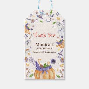 Étiquettes-cadeau Bonbons Citrouilles Fantômes Halloween Baby Brassa