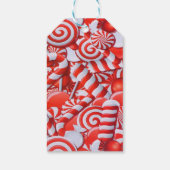 Étiquettes-cadeau Bonbons rouges (Dos)