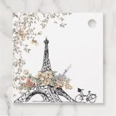 Étiquettes Cadeau Bonjour Bebe Français Baby shower neutre entre les (Dos)