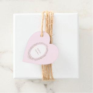 Étiquettes Cadeau Bonjour Bebe French Patisserie Baby shower Rose