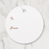 Étiquettes Cadeau Bonjour Saint-Valentin Amour (Dos)