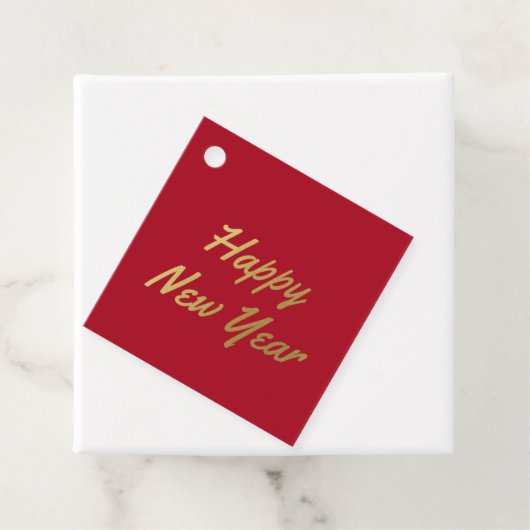 Étiquettes Cadeau Bonne année - (En situation)
