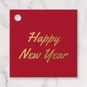 Étiquettes Cadeau Bonne année - (Devant)