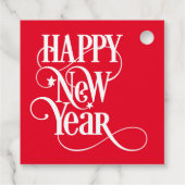 Étiquettes Cadeau Bonne année (Dos)