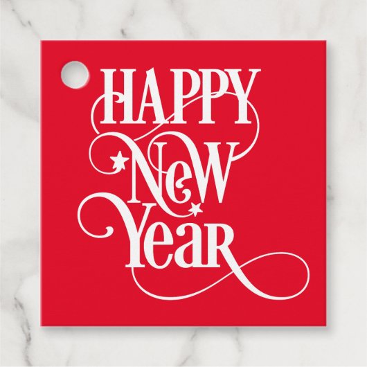 Étiquettes Cadeau Bonne année (Devant)