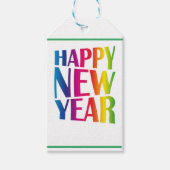 Étiquettes-cadeau Bonne année (Devant)