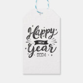 Étiquettes-cadeau Bonne année 2024 (Dos)