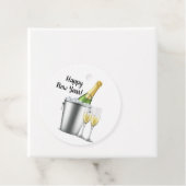 Étiquettes Cadeau Bonne année customisée (En situation)