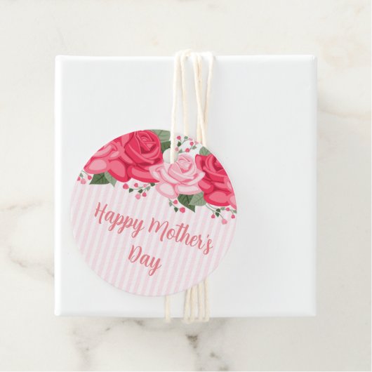 Étiquettes Cadeau Bonne fête des mères (En situation)