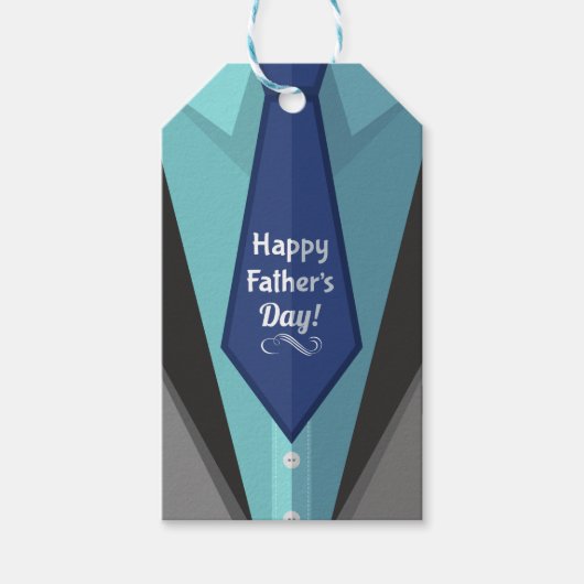 Étiquettes-cadeau Bonne Fête des pères (Devant)