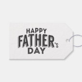 Étiquettes-cadeau Bonne Fête des pères (Devant (Horizontal))