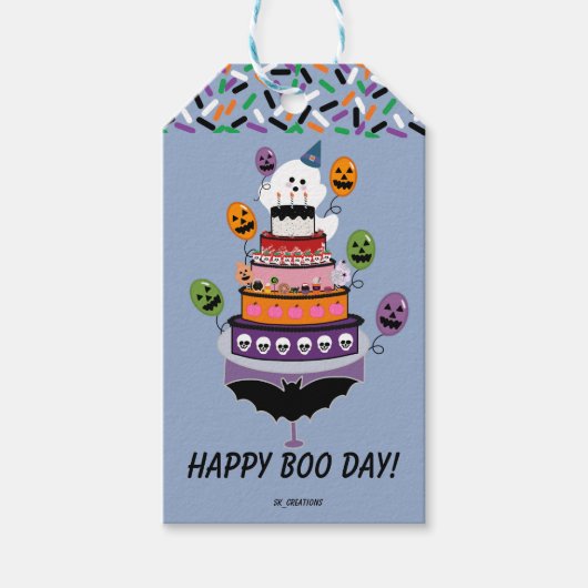 Étiquettes-cadeau Bonne fête du Boo Day (Devant)