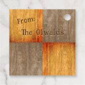 Étiquettes Cadeau Bonne Halloween Jack O'Lantern Citrouille (Dos)