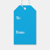 Étiquettes-cadeau Bonne Hanoukka (Dos)