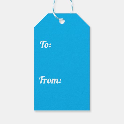 Étiquettes-cadeau Bonne Hanoukka (Dos)