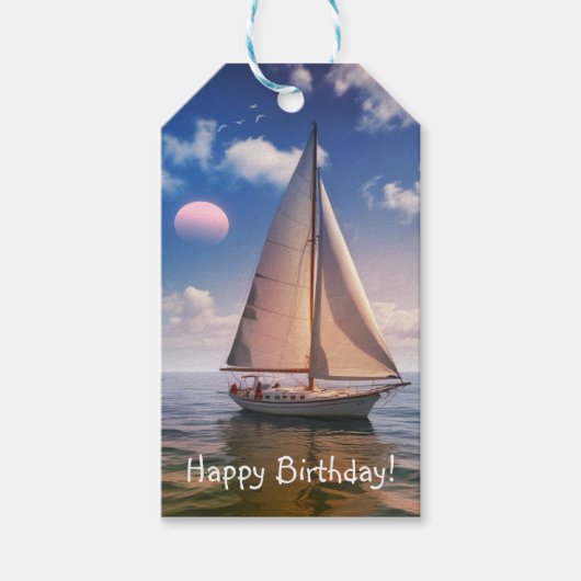 Étiquettes-cadeau Bonne navigation (Devant)