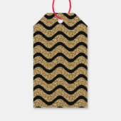 Étiquettes-cadeau Bonne nouvelle année Faux Gold Parties scintillant (Dos)