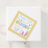 Étiquettes Cadeau Bonne Pâques de certains lapins qui t'aime (En situation)