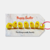 Étiquettes-cadeau Bonne Pâques personnalisée (Devant (Horizontal))