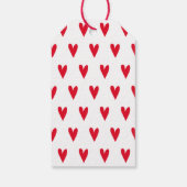 Étiquettes-cadeau Bonne Saint-Galentin ! Coeur rouge (Dos)