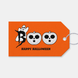 Étiquettes-cadeau Boo ! Balise cadeau Halloween Ghost