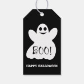 Étiquettes-cadeau Boo ! Balise cadeau Halloween Ghost (Devant)