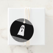 Étiquettes Cadeau BOO ! Fête Costumée Halloween éffrayante (En situation)