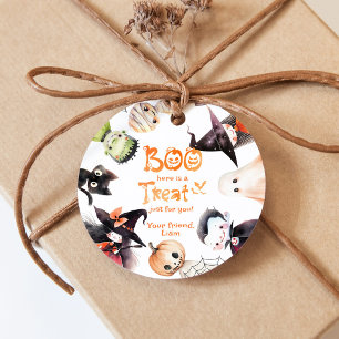Étiquettes Cadeau Boo ici est un régal pour vous Halloween merci