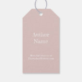 Étiquettes-cadeau Bookmark tag for Children's Book or Gift Book (Dos)