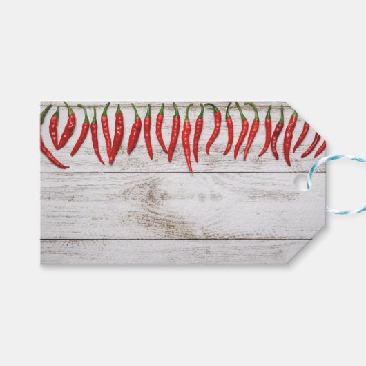 Étiquettes-cadeau Border de Pepper (Devant (Horizontal))