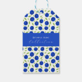 Étiquettes-cadeau Botanical Plums Collection Ivory (Devant)