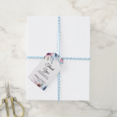 Étiquettes-cadeau Botanique Printemps Floral et Merci chic (Avec de laficelle)