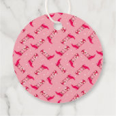 Étiquettes Cadeau Bottes de cowboy et fleurs (Dos)