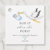 Étiquettes Cadeau Bouche | Balises de préférence de Baby shower (Devant)