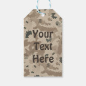 Étiquettes-cadeau Bouclier Maccabee du désert et oreilles (Dos)